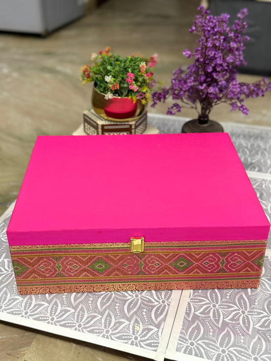 Handmade Silk Trousseau Box – Bridal & Wedding Gift Box