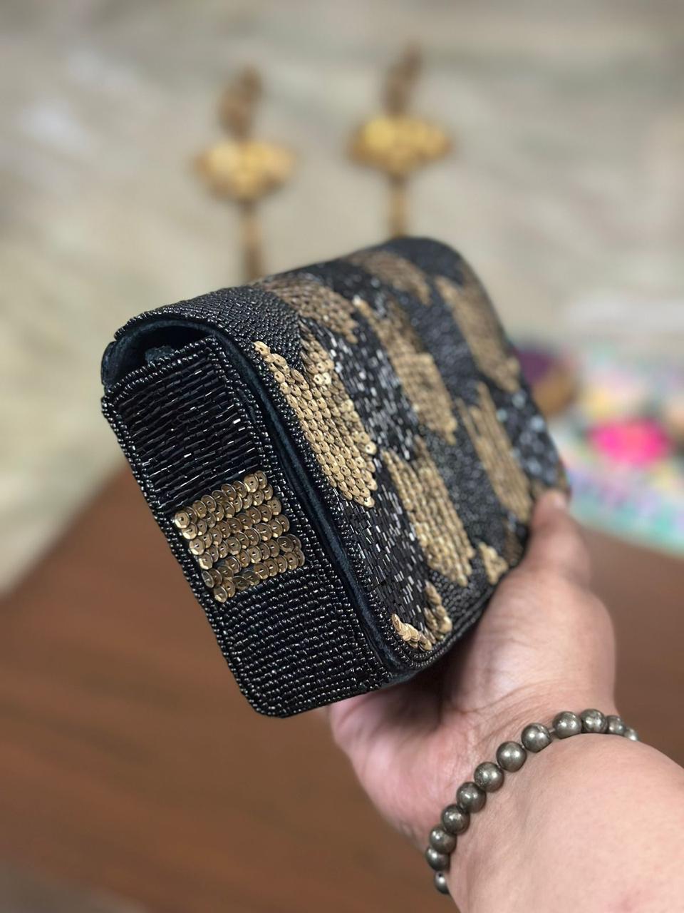 Sequence Party Clutch – glittering embroidered evening clutch from Perfect Cutt