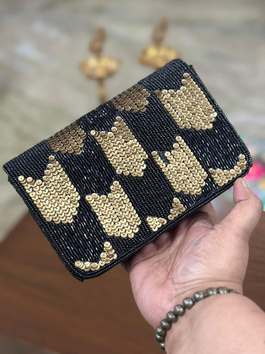 Sequence Party Clutch – glittering embroidered evening clutch from Perfect Cutt