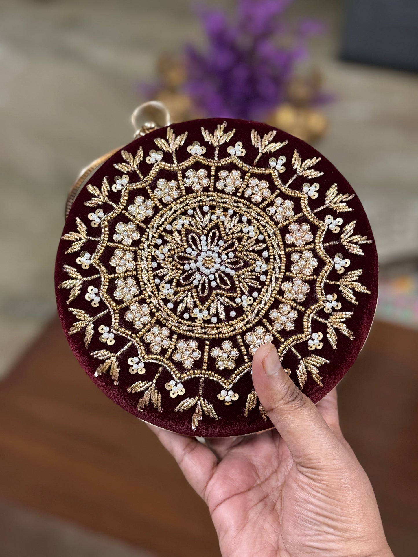 Customized Clutch 9001 – Personalized Hand-Embroidered Clutch | Perfect Cutt